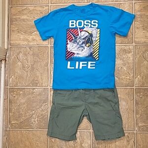 Dinosaur T-Shirt + Shorts Kids size